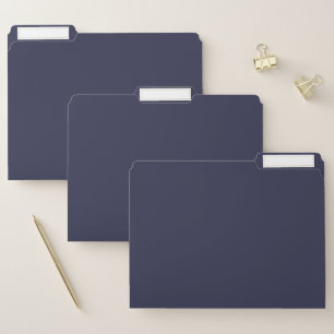 Trend Color - Dark Navy Blue File Folder