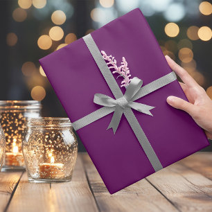 Trend Color Elegant Purple Wrapping Paper