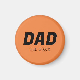 Trend Color - Fresh Tangerine Dad Magnet