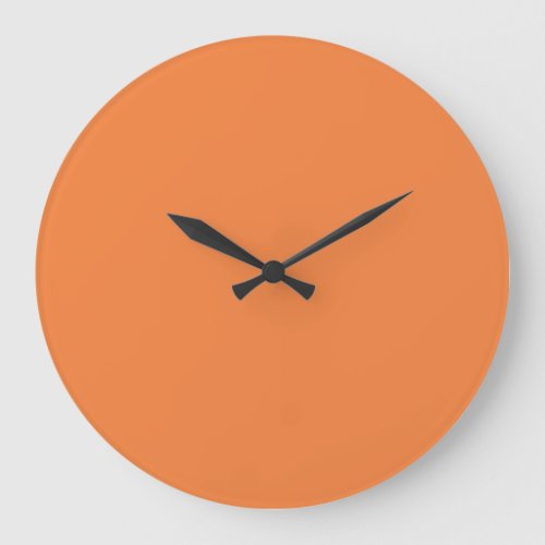 Trend Color Fresh Tangerine Large Wall Clock