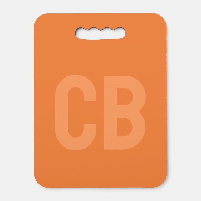 Trend Color Fresh Tangerine Stadium Seat Cushion (Front Vertical)