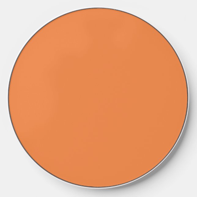 Trend Color Fresh Tangerine Wireless Charger (Front)