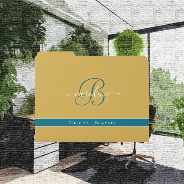 Trend Color - Golden Yellow Fancy File Folders (Creator Uploaded)