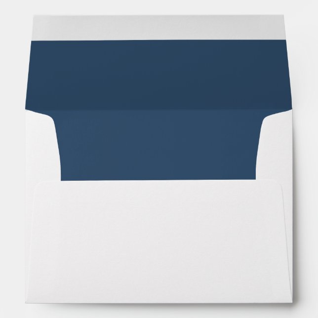 Trend Color  Inside Serious Blue - Envelope (Back (Bottom))