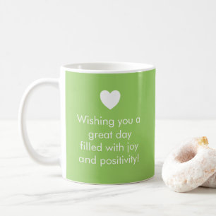 Trend Color Kiwi Green - Name / Positivity Mug