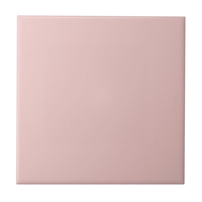Trend Color Light Pink Ceramic Tile (Front)