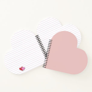 Trend Color - Light Pink Heart Notebook