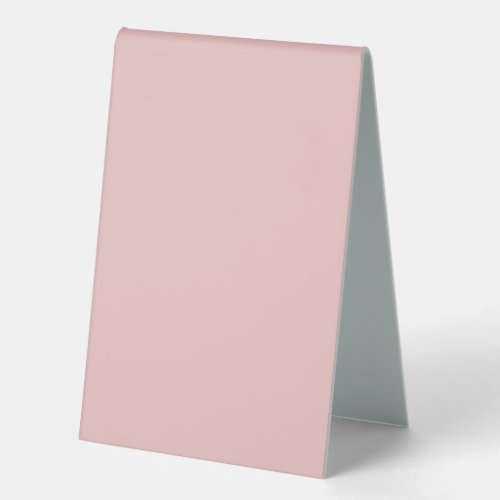 Trend Color Light Pink Table Tent Sign