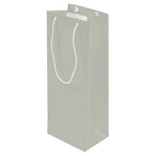 Trend Color _ Light Silver Gray Wine Gift Bag