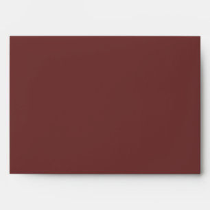 Trend Color - Mahogany Brown - Solid Envelope
