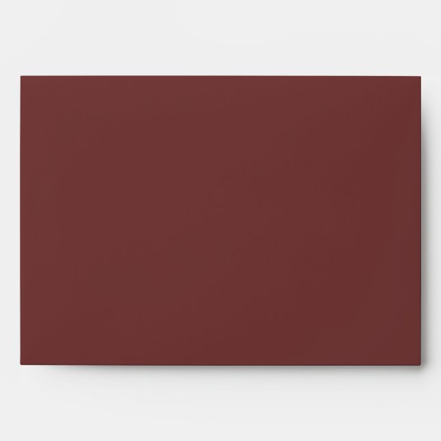 Trend Color - Mahogany Brown - Solid Envelope (Front)