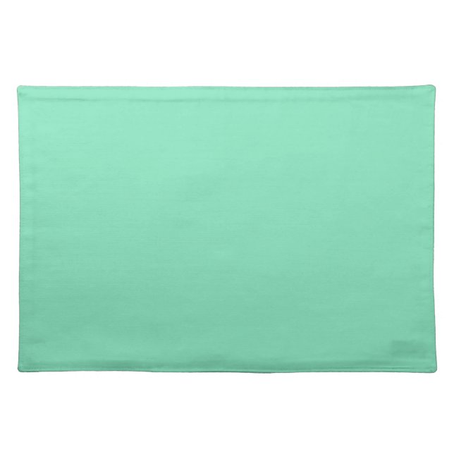 Trend Color - Minty Green Cloth Placemat (Front)