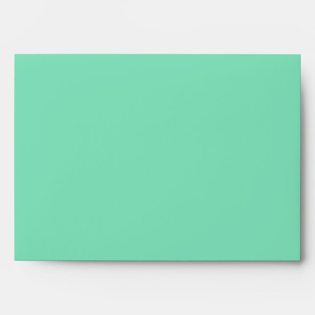 Trend Color - Minty Green - Solid Envelope (Front)