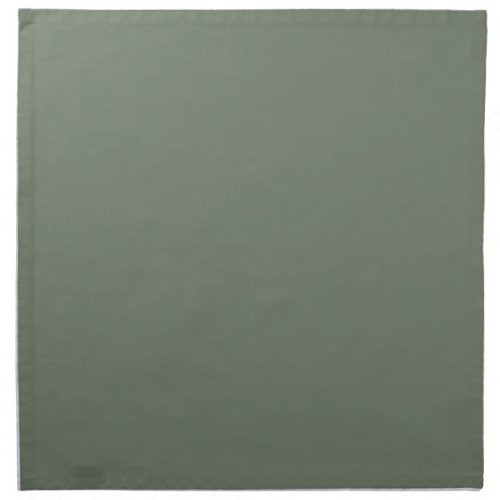 Trend Color Muted Greenish Gray Cloth Napkins