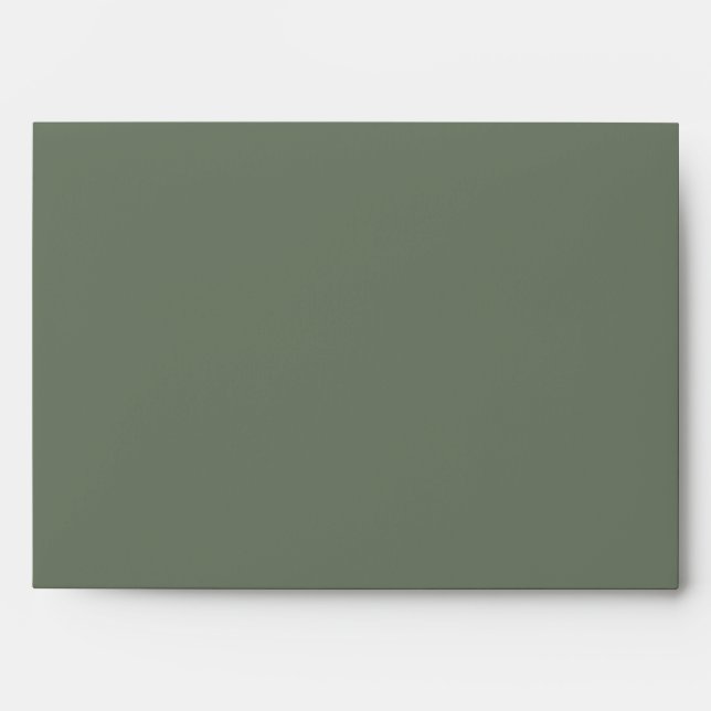 Trend Color Muted Greenish Gray Envelope (Front)