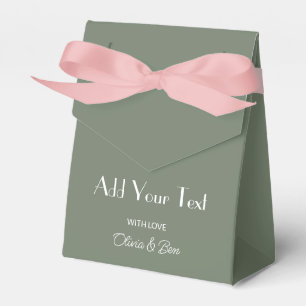 Trend Color - Muted Greenish Gray Favor Box