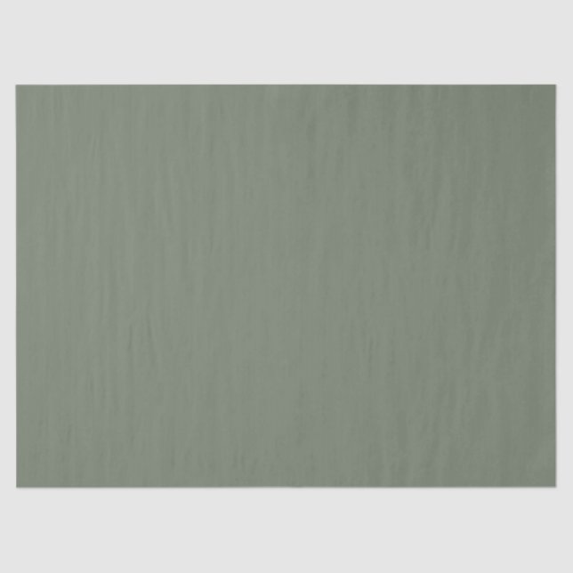 Trend Color Muted Greenish Gray Tissue Paper (Front)