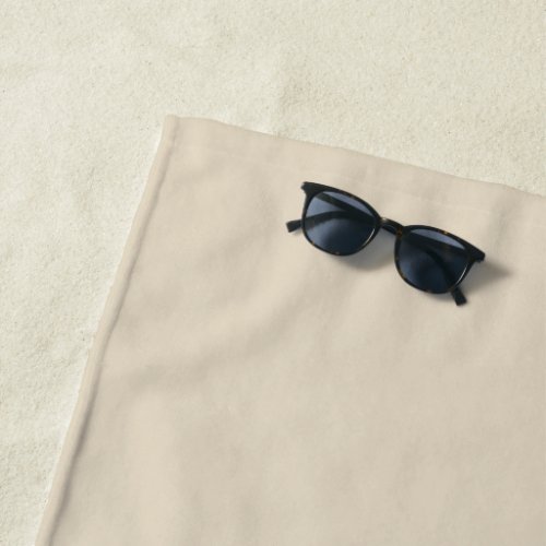 Trend Color _ Natural Beige Beach Towel