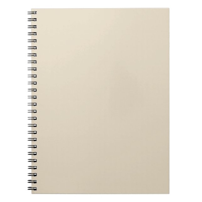 Trend Color - Natural Beige Notebook (Front)
