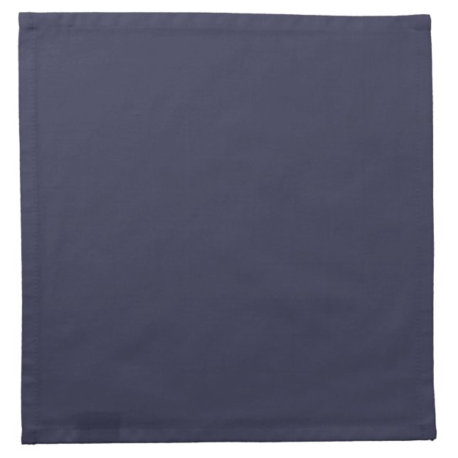 Trend Color - Navy Blue Cloth Napkins (Front)