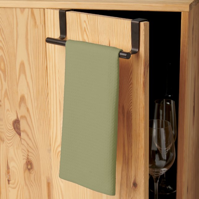 Trend Color - Olive Green Kitchen Towel (Thirds Fold)