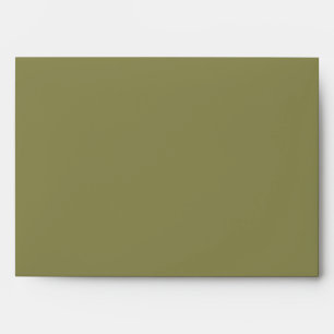 Trend Color - Olive Green - Solid Envelope