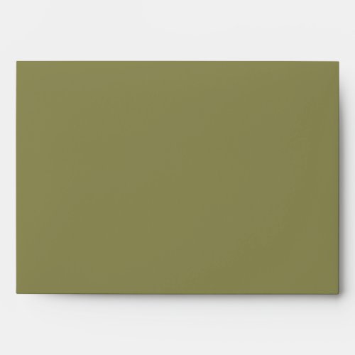 Trend Color _ Olive Green _ Solid Envelope