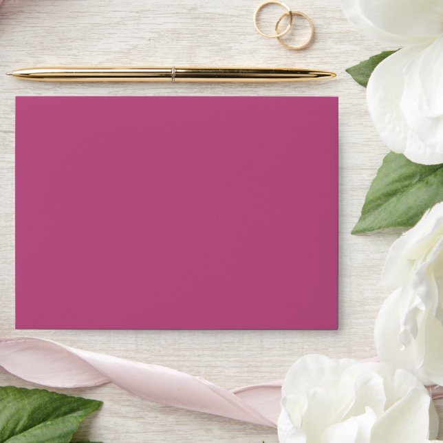 Trend Color Pink Purple Berry - Envelope (Wedding)