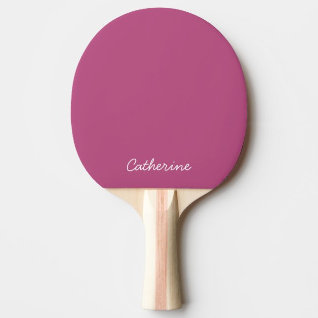 Trend Color Pink Purple Berry Ping Pong Paddle (Front)
