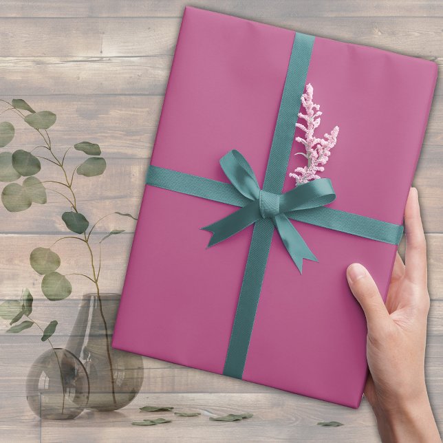 Trend Color Pink Purple Berry Wrapping Paper Roll (Creator Uploaded)