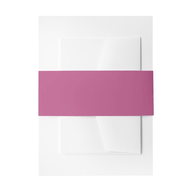 Trend Color Pink Purple Invitation Belly Band  (Front Example)