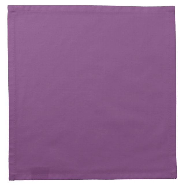 Trend Color - Plum Purple Cloth Napkins (Front)