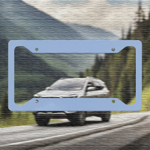 Trend Color - Powder Blue License Plate Frame