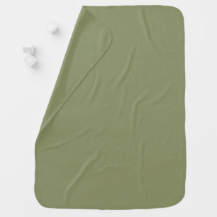 Trend Color - Reed Green Baby Blanket