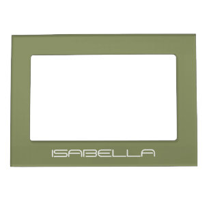 Trend Color Reed Green Magnetic Name Frame