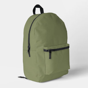 Trend Color Reed Green Print Cut Sew Bag