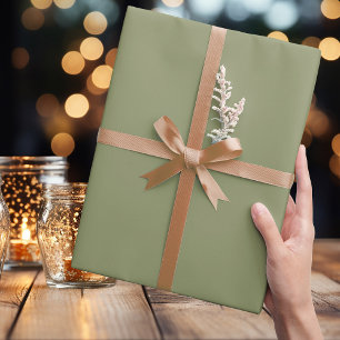 Trend Color - Reed Green Wrapping Paper Roll