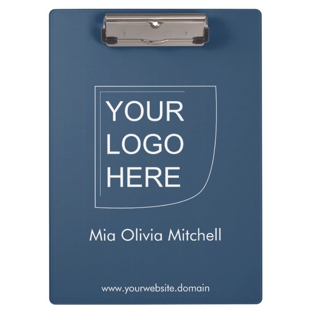 Trend Color Serious Blue - Business Clipboard (Front)