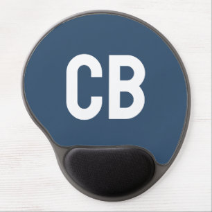 Trend Color Serious Blue Gel Mousepad