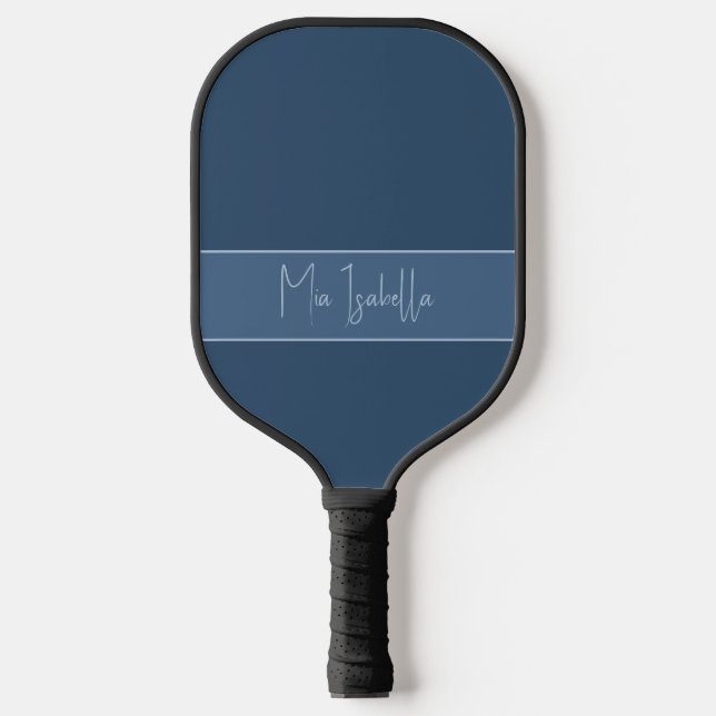 Trend Color Serious Blue Name Pickleball Paddle (Front)