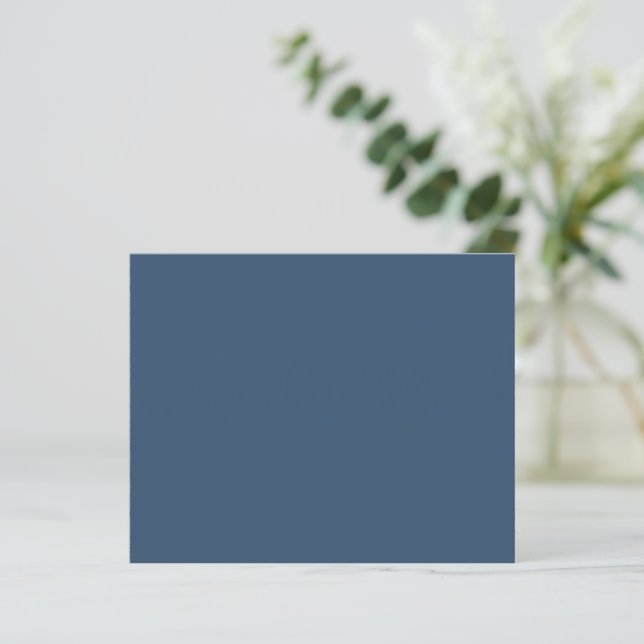 Trend Color - Serious Blue Paper Sheet (Standing Front)