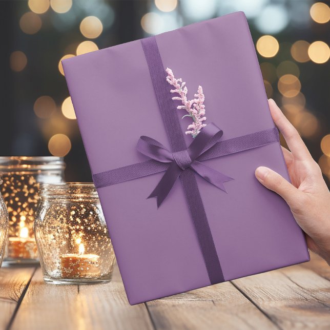 Trend Color Soft Lavender Wrapping Paper (Creator Uploaded)