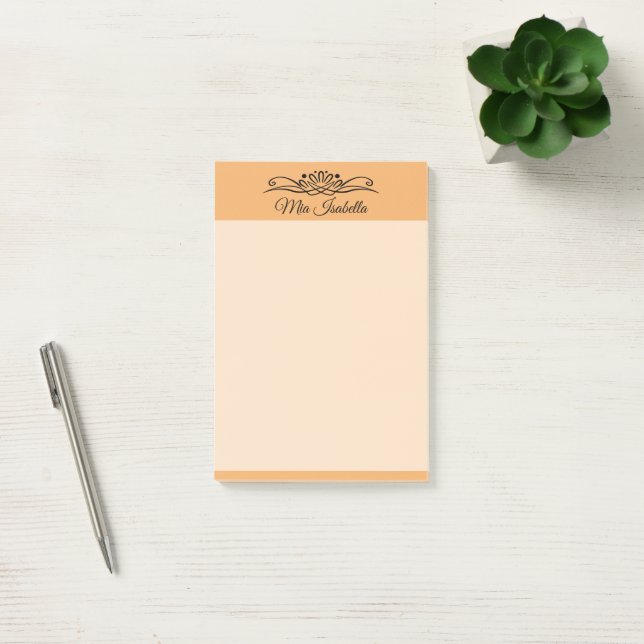 Trend Color Soft Orange Classic  Post-it Notes (Office)