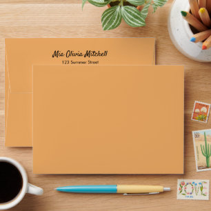 Trend Color - Soft Orange Envelope
