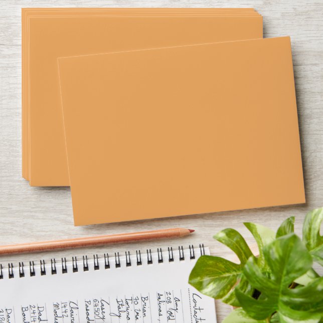 Trend Color - Soft Orange Envelope (Stacked)