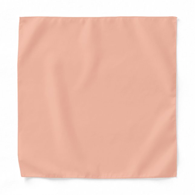 Trend Color Soft Peach Bandana (Front)