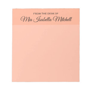 Trend Color - Soft Peach Classic Notepad