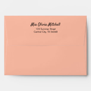 Trend Color - Soft Peach Envelope