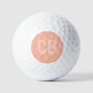 Trend Color Soft Peach Golf Balls