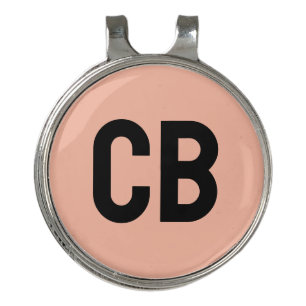 Trend Color Soft Peach Golf Hat Clip Ball Marker